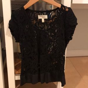 Lace blouse purchased at Anthropologie